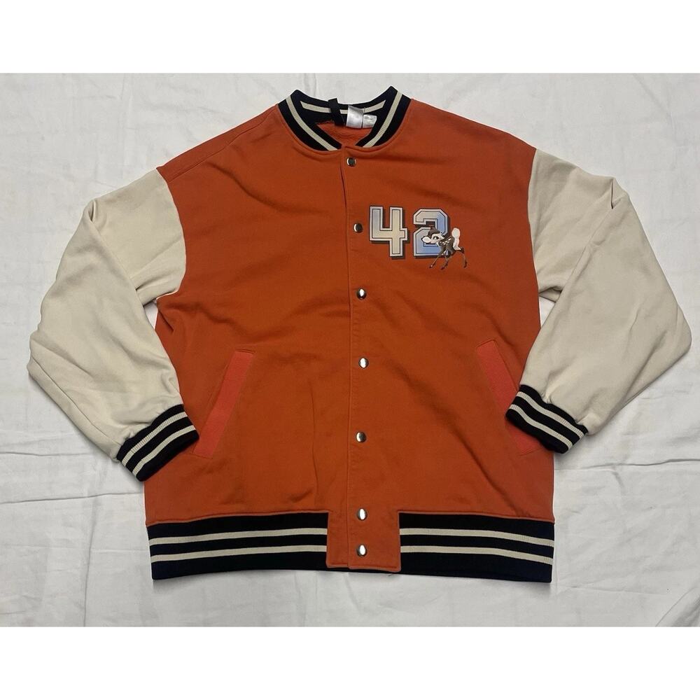 Disney Bambi  Varsity Jacket  snap button - Disney by Divided Mens size XS